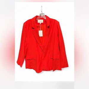 Lucy Paris Vibrant Red Blazer